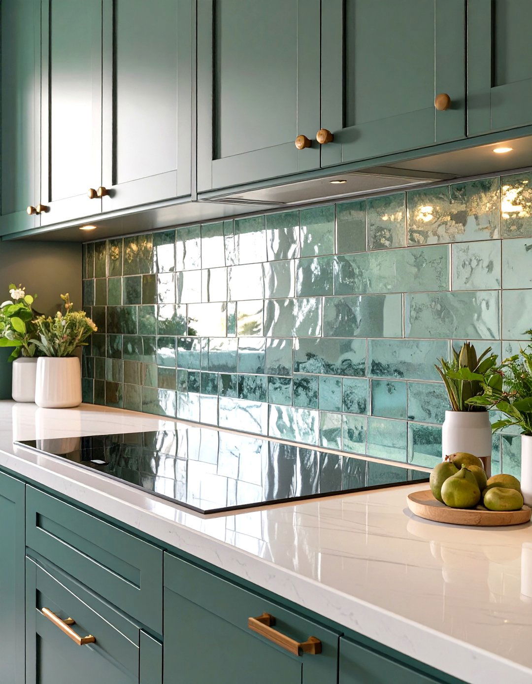 Mirrored Antique Glass Backsplash - 30 unique kitchen backsplash ideas