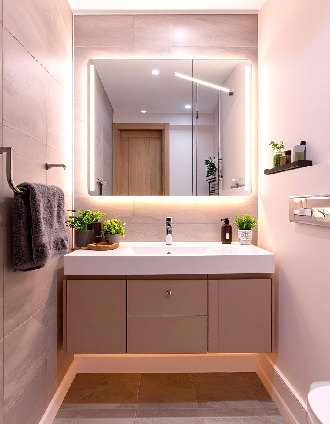 Mirrored Bathroom Cabinet for Small Spaces - 30 bathroom cabinet ideas