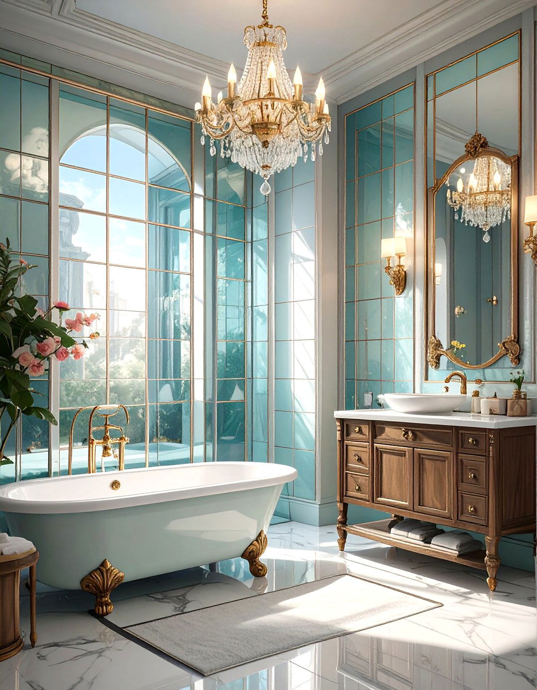 Mirrored Bathroom Wall Panels - 30 bathroom wall paneling ideas