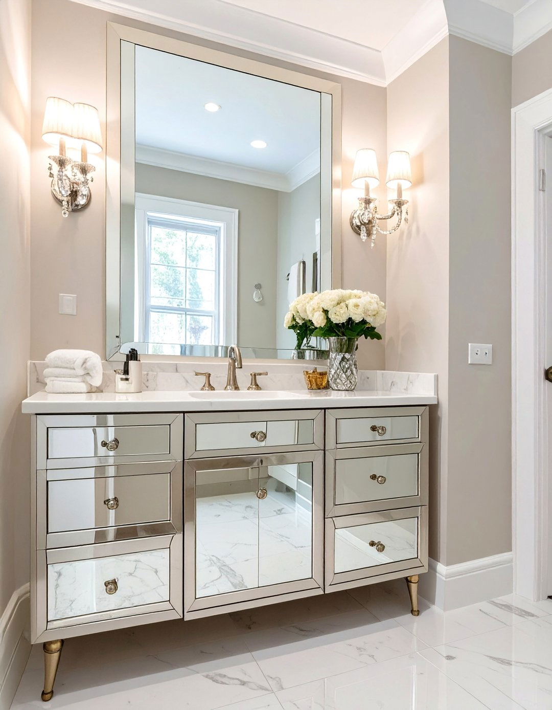 Mirrored Front Bathroom Cabinet - 30 bathroom storage cabinet ideas