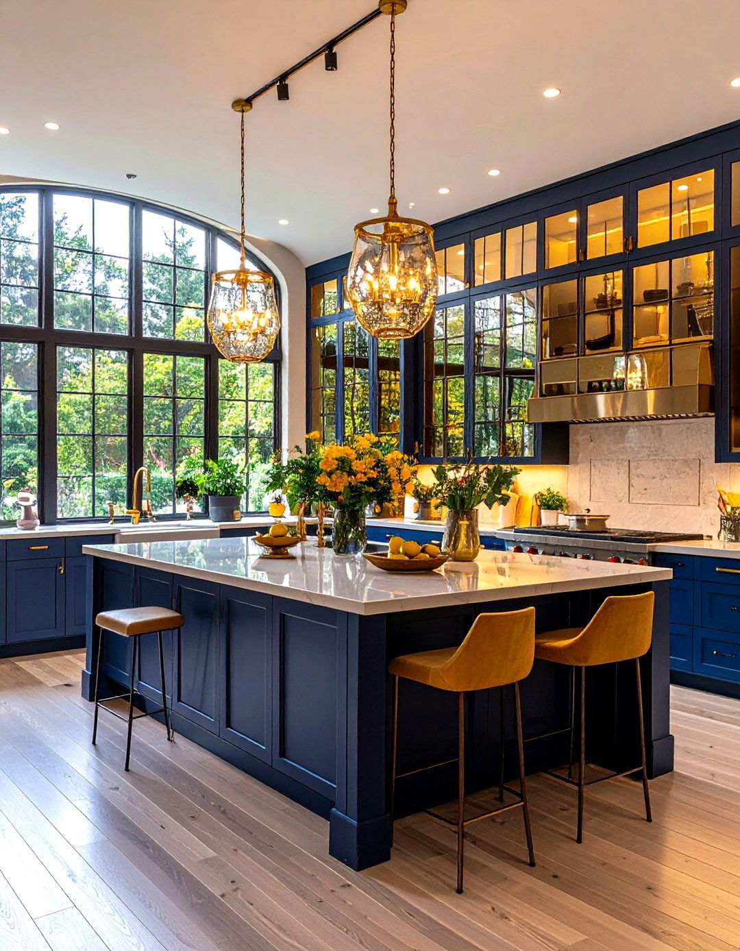 Mirrored Kitchen Cabinets - 30 kitchen cabinet trends