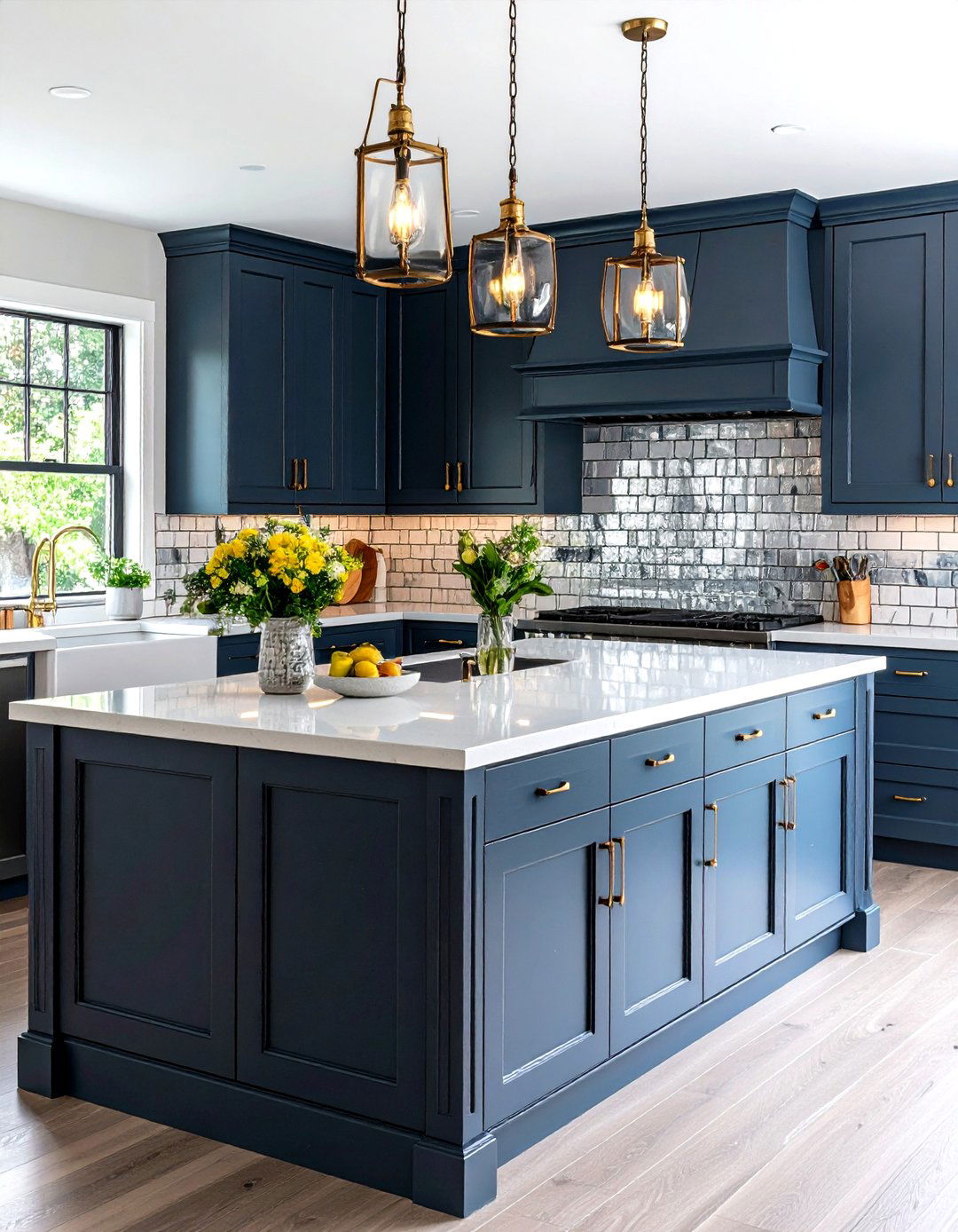 Mirrored Tile Backsplash - 30 easy backsplash ideas