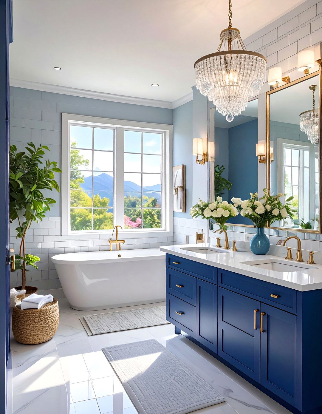 Mirrored Tile Bathroom Backsplash - 30 bathroom backsplash ideas