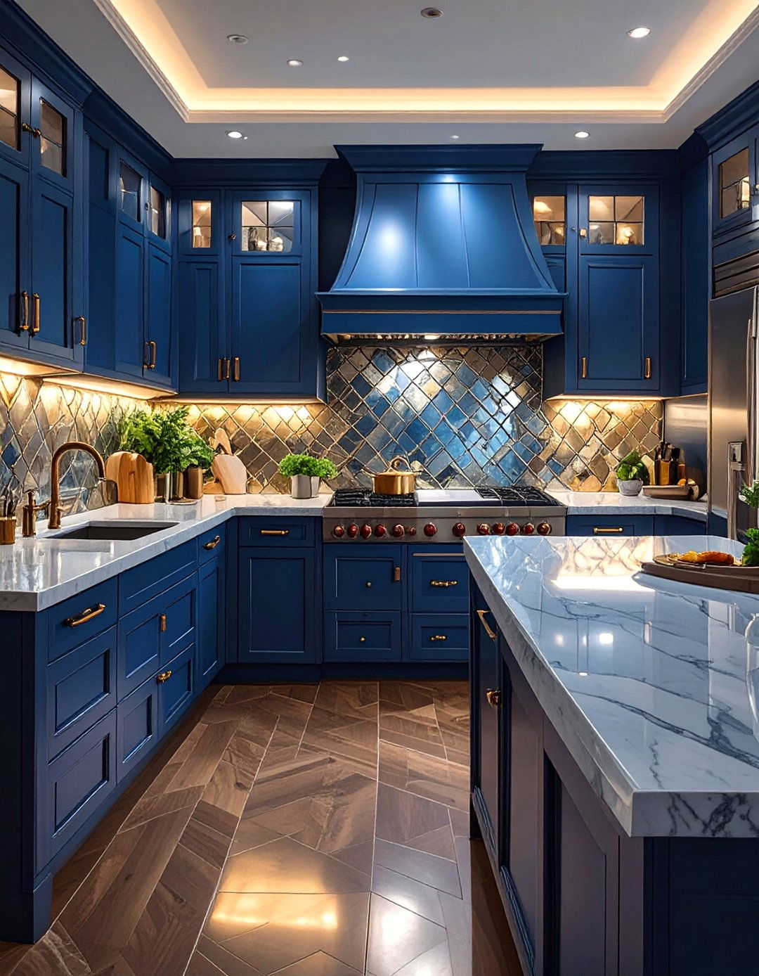 Mirrored and Antique Mirror Backsplash - 30 backsplash designs