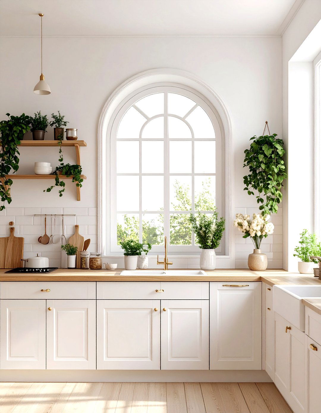 Mirrors to Enlarge a Small Kitchen - 30 kitchen wall art ideas