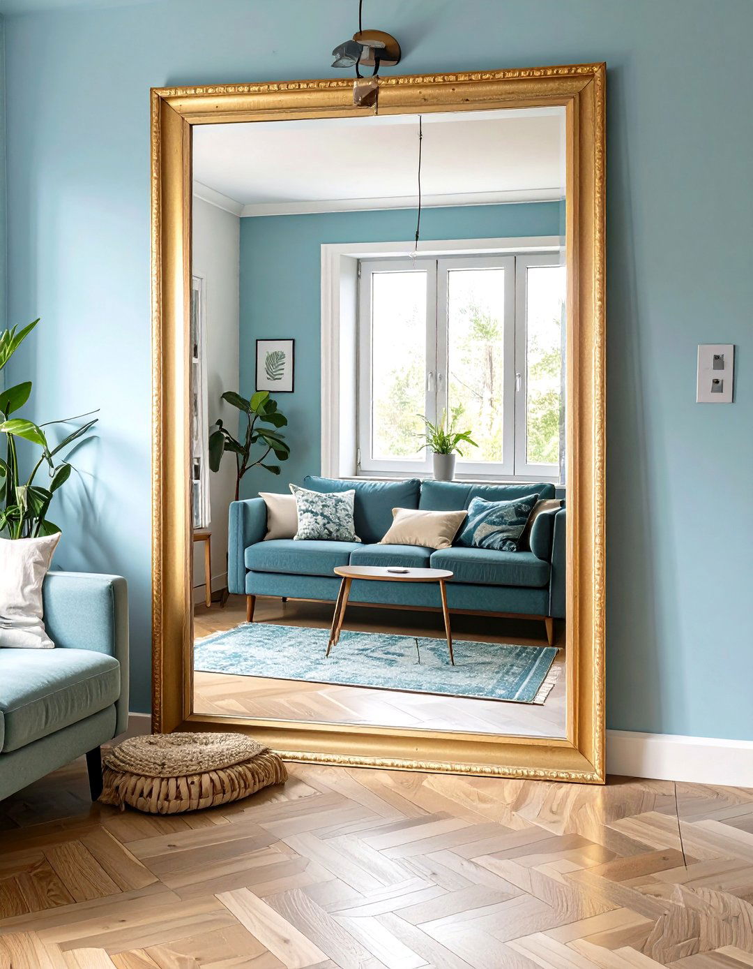 Mirrors to Reflect Light - 30 small family room ideas
