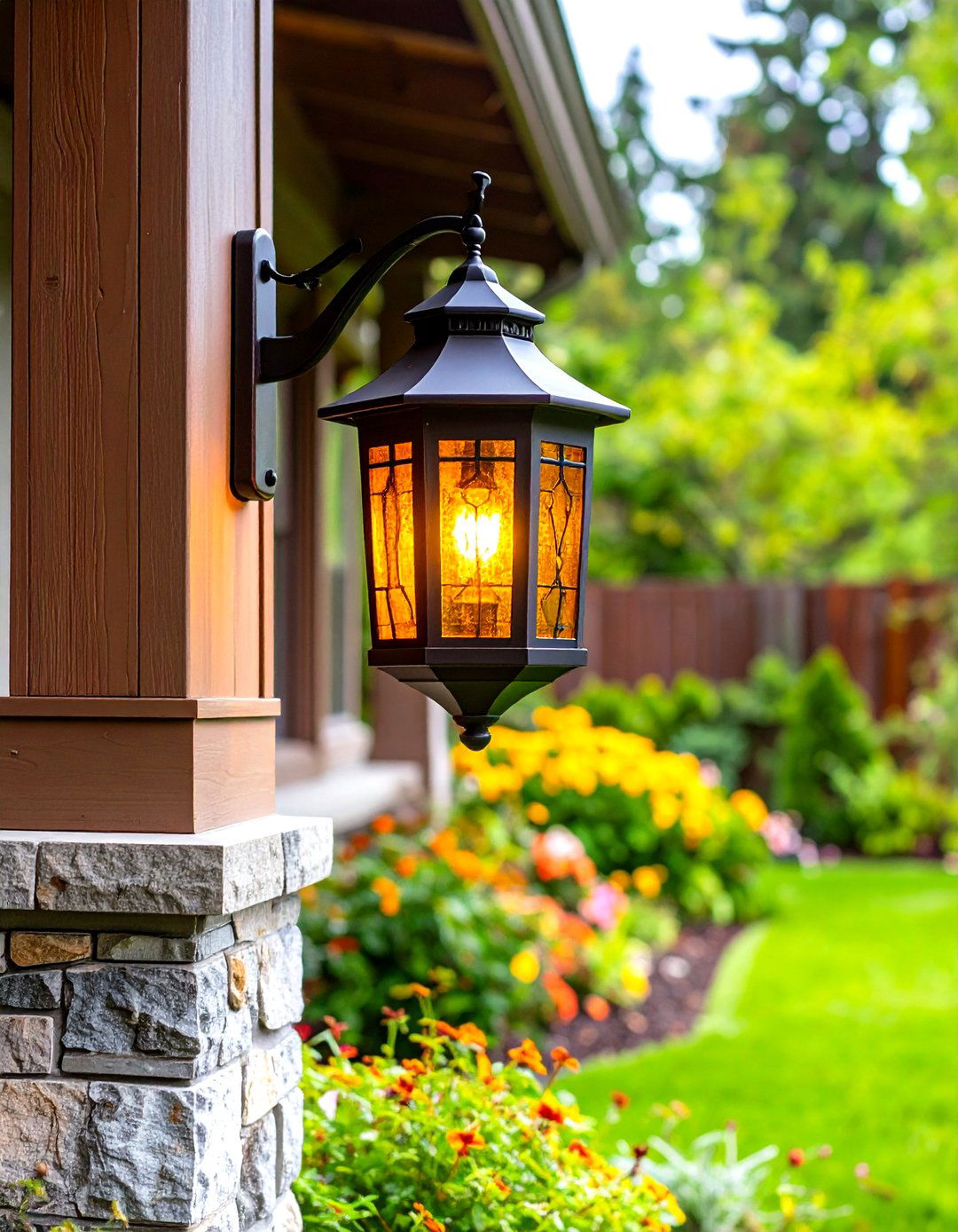 Mission Style Porch Lighting - 30 porch lighting ideas