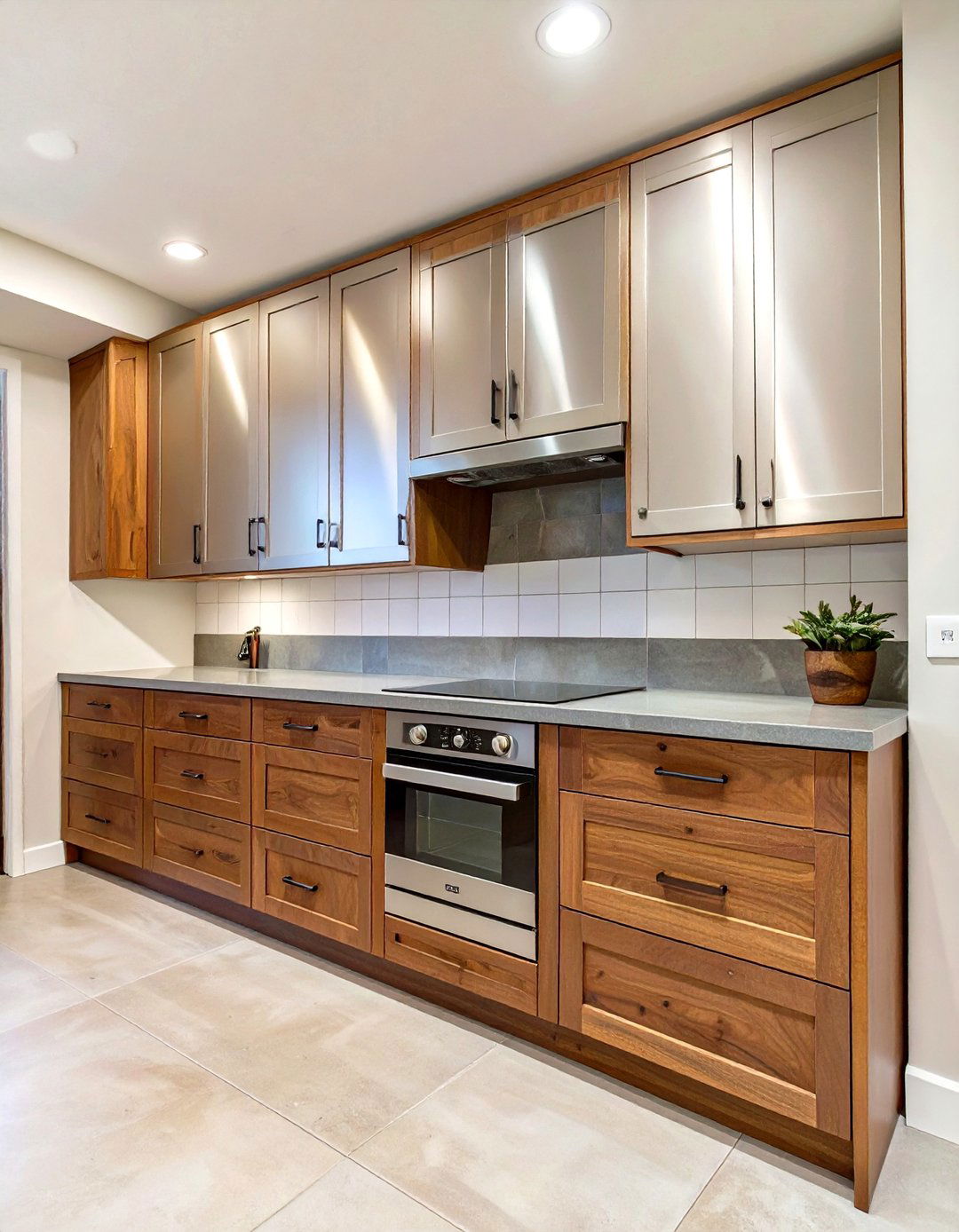 Mixed Material Garage Cabinets - 30 garage cabinets ideas