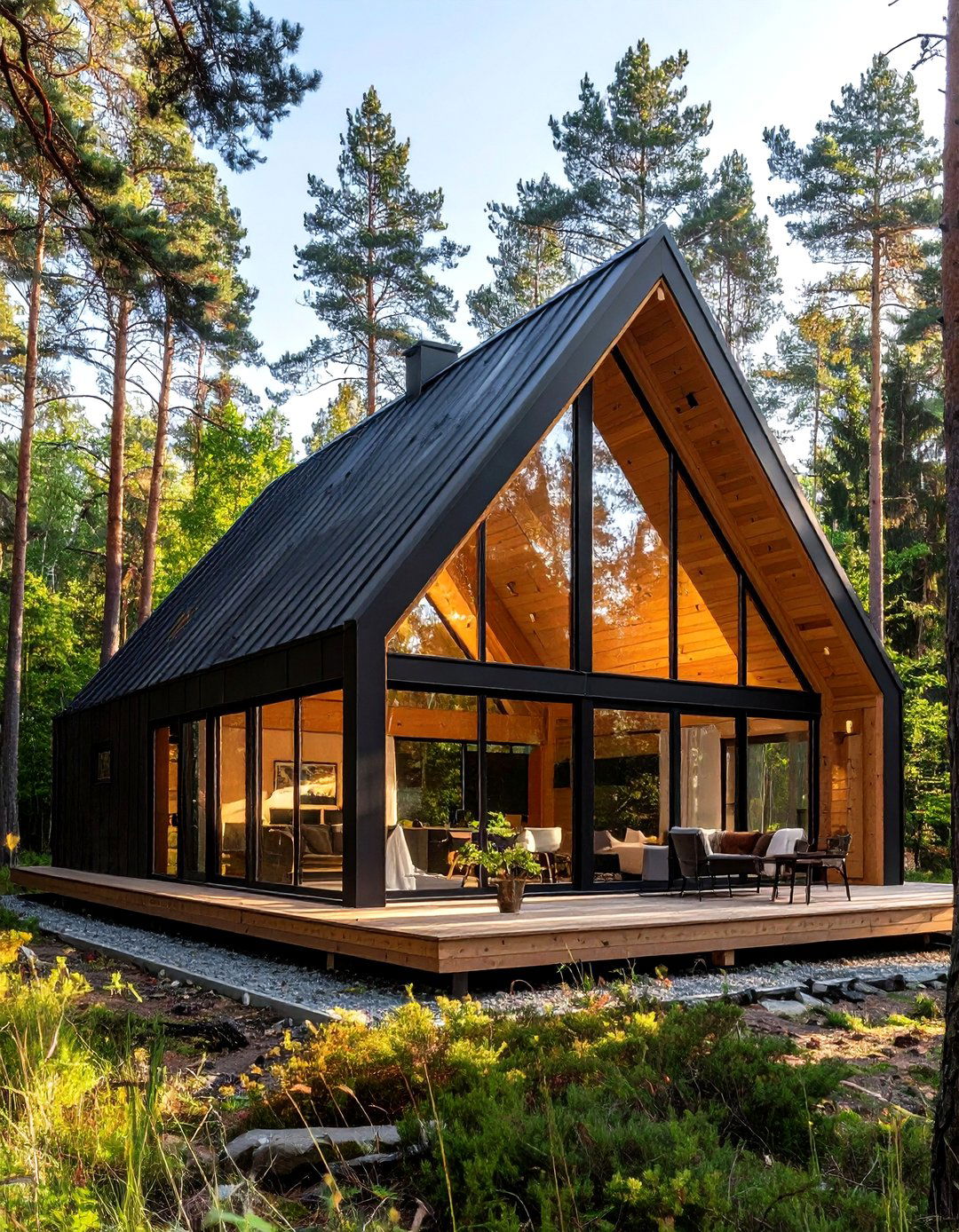 Modern A Frame Cabin Exterior - 30 exterior house design ideas