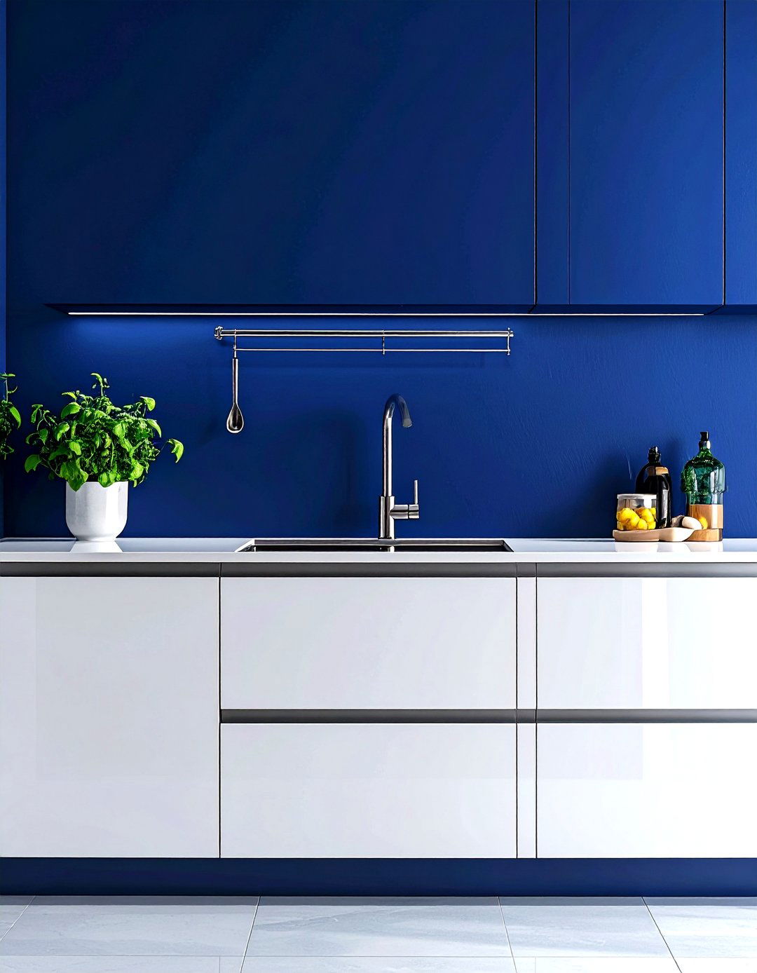 Modern Acrylic Bar Holder - 30 kitchen towel holder ideas