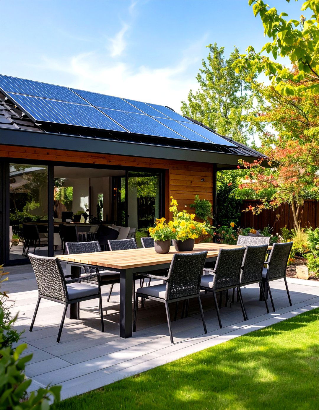 Modern Aluminum Pergola - 30 patio covering ideas