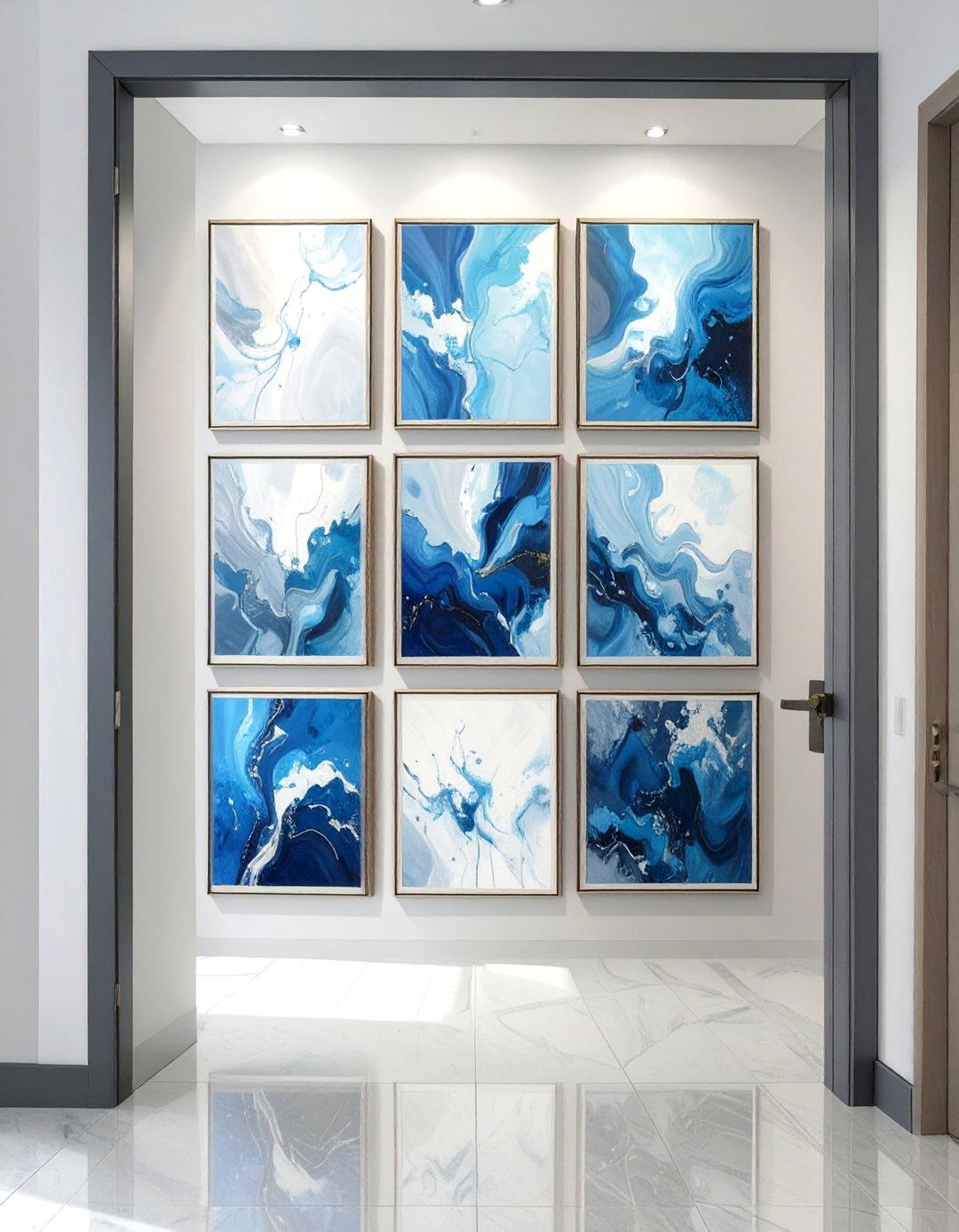 Modern Art Gallery Door - 30 office door decoration ideas