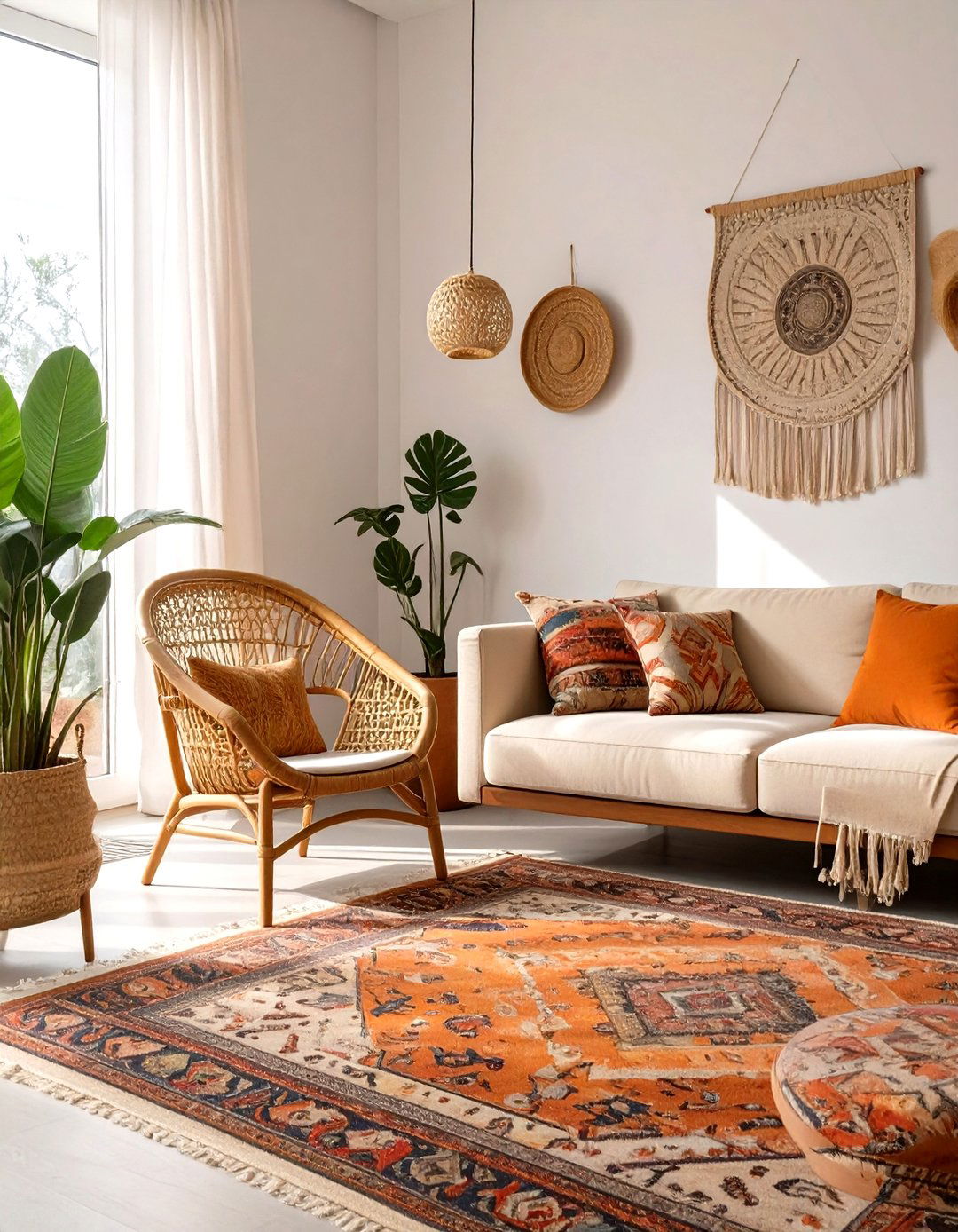 Modern Bohemian Vintage Living Room - 30 vintage living room ideas
