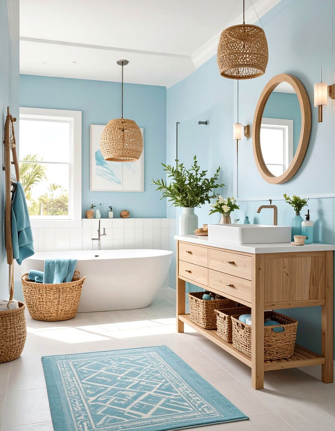 Modern Coastal Bathroom - 30 bathroom ideas modern