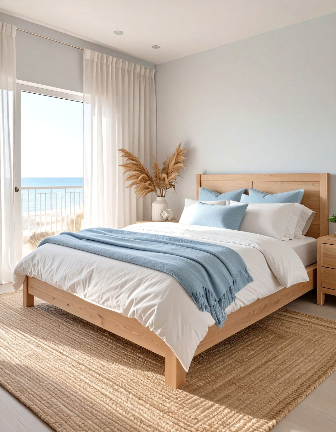 Modern Coastal Bedroom Retreat - 30 interior design rendering ideas