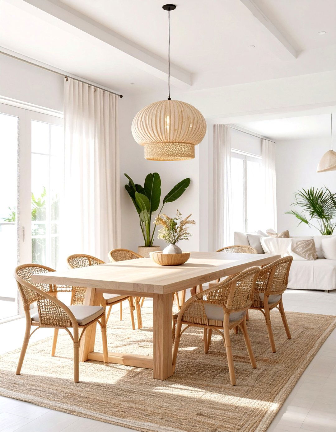 Modern Coastal Dining Room - 30 nu look home design ideas