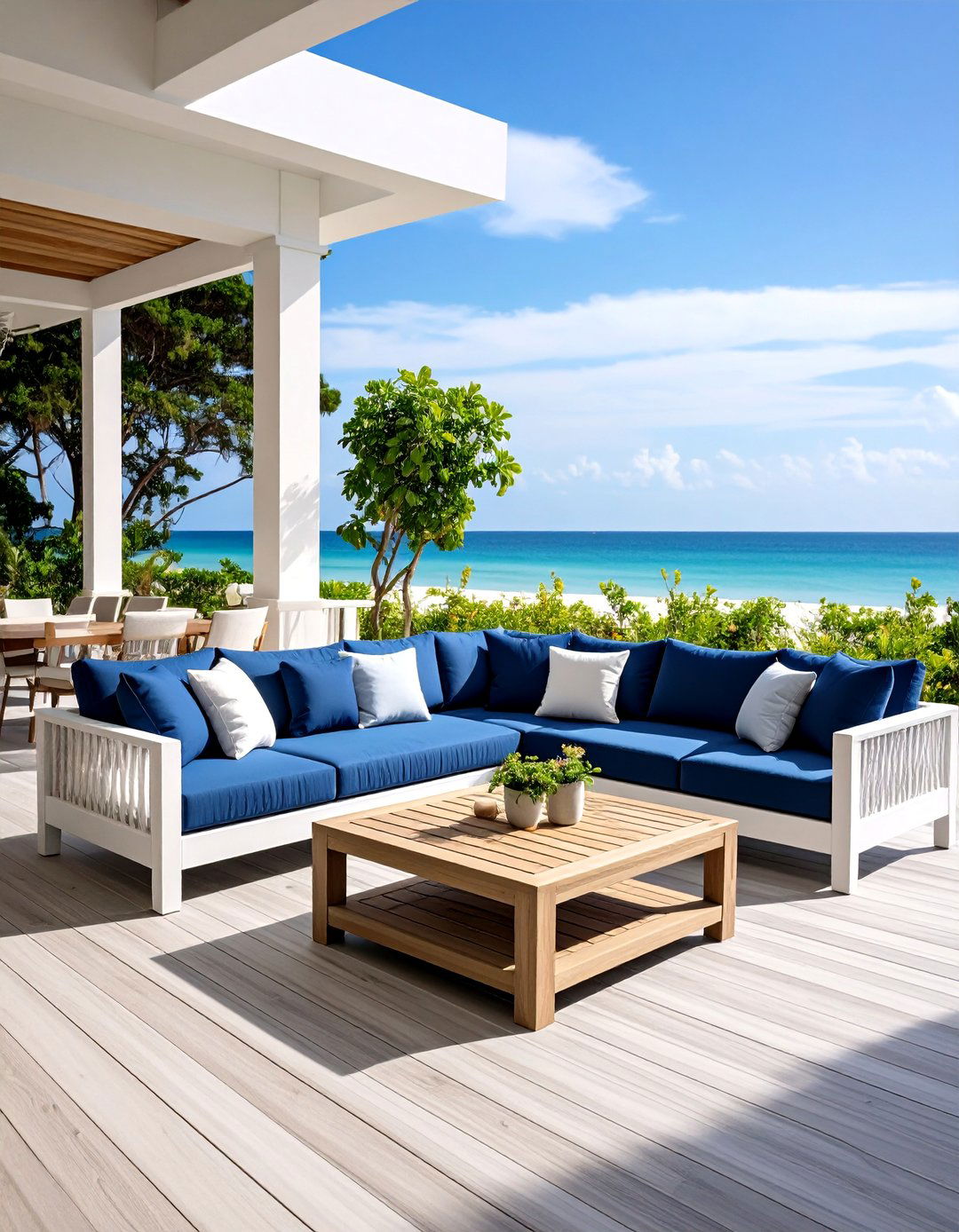 Modern Coastal Patio Layout - 30 patio furniture layout ideas