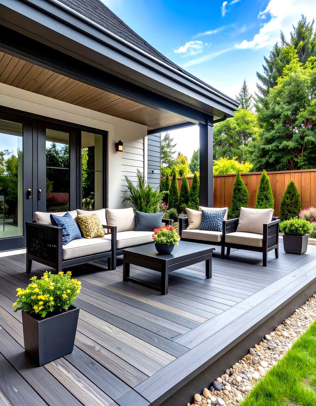 Modern Composite Decking Flooring - 30 front porch flooring ideas
