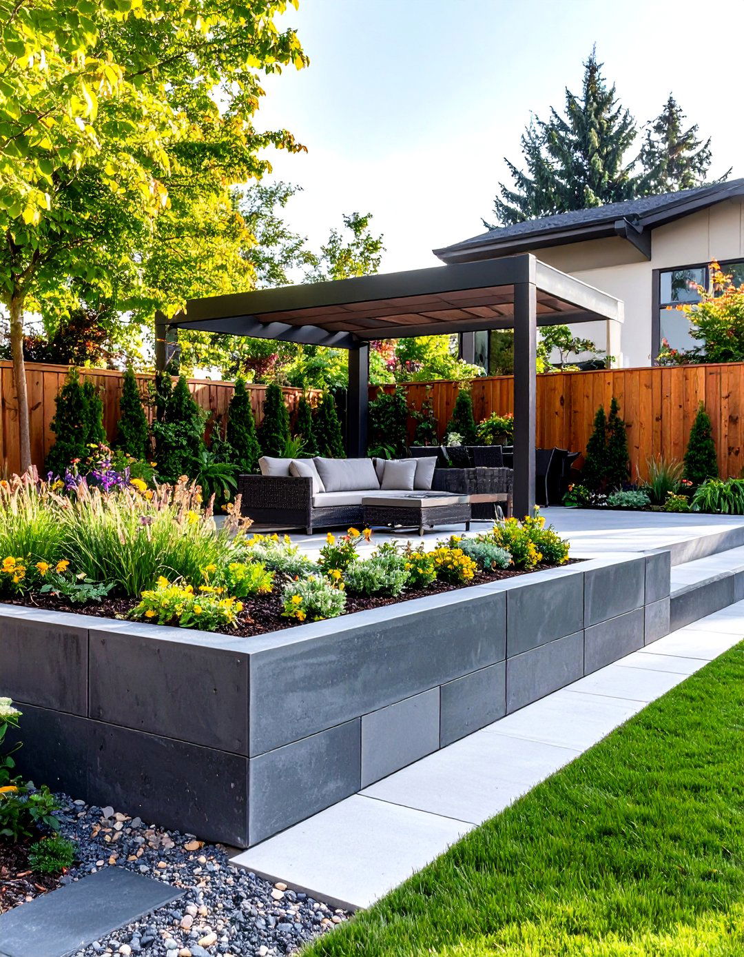 30 Best Patio Retaining Wall Ideas for Your Backyard