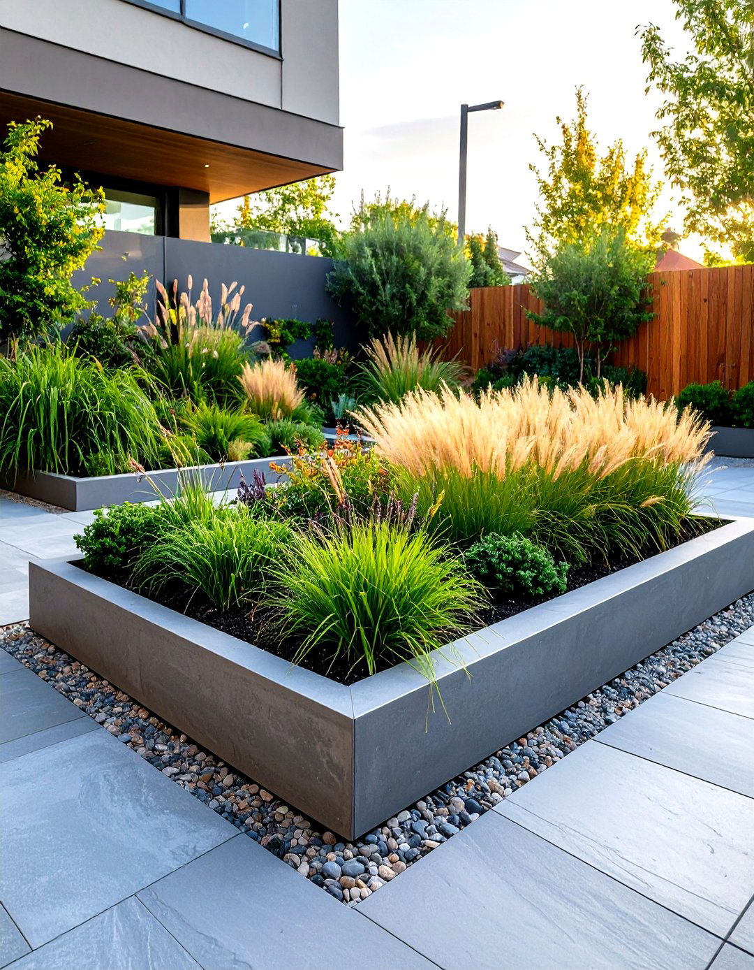 Modern Concrete Raised Garden - 30 raised garden ideas