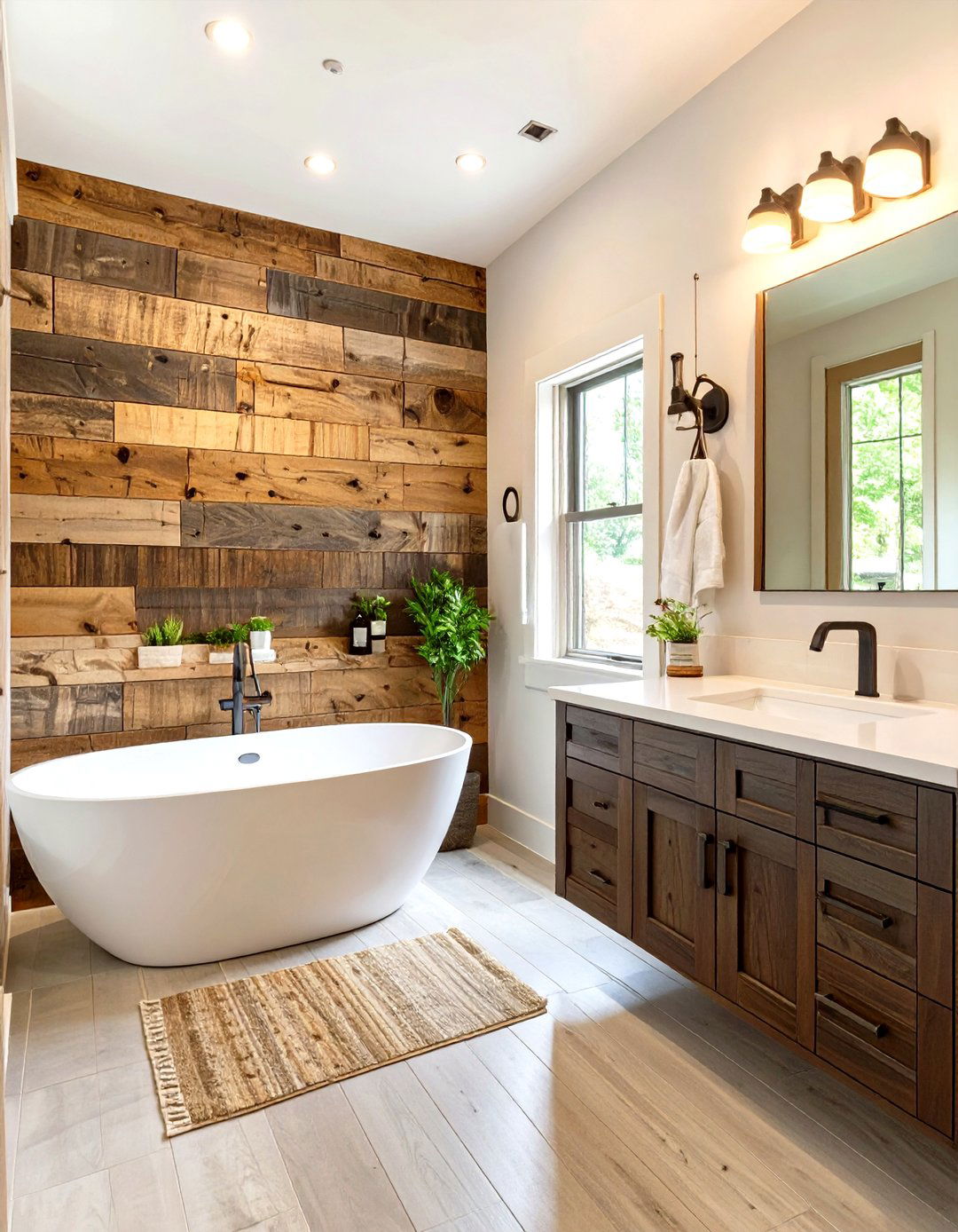 Modern Country Bathroom Fusion - 30 country bathroom ideas