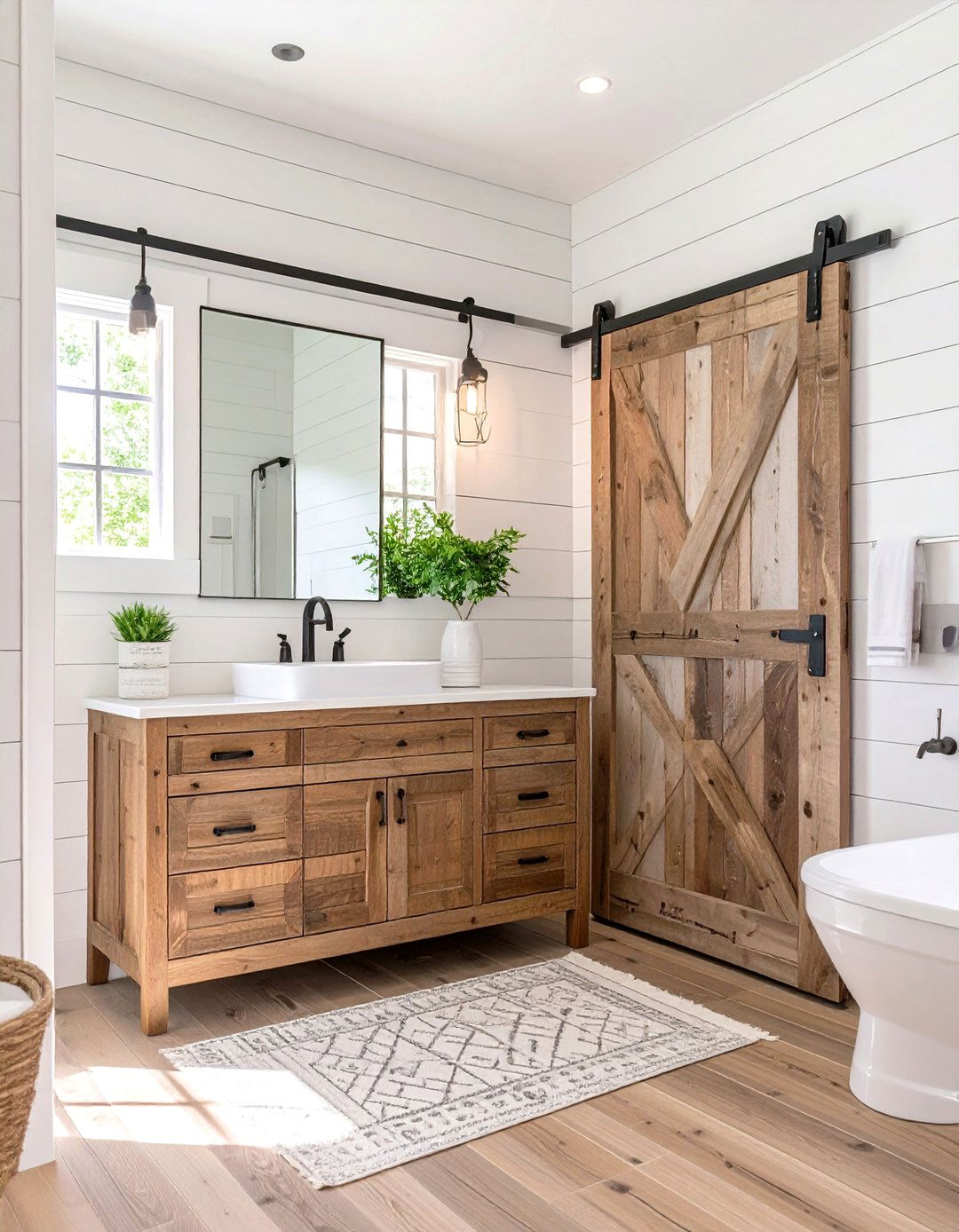 Modern Farmhouse Bathroom - 30 modern bathroom design photos ideas