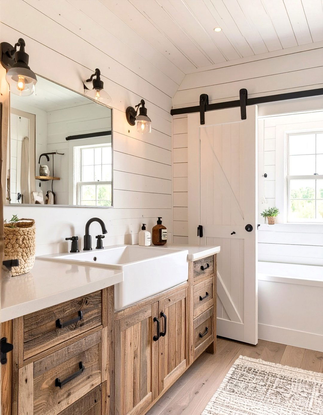 Modern Farmhouse Bathroom - 30 bathroom remodel ideas 2022