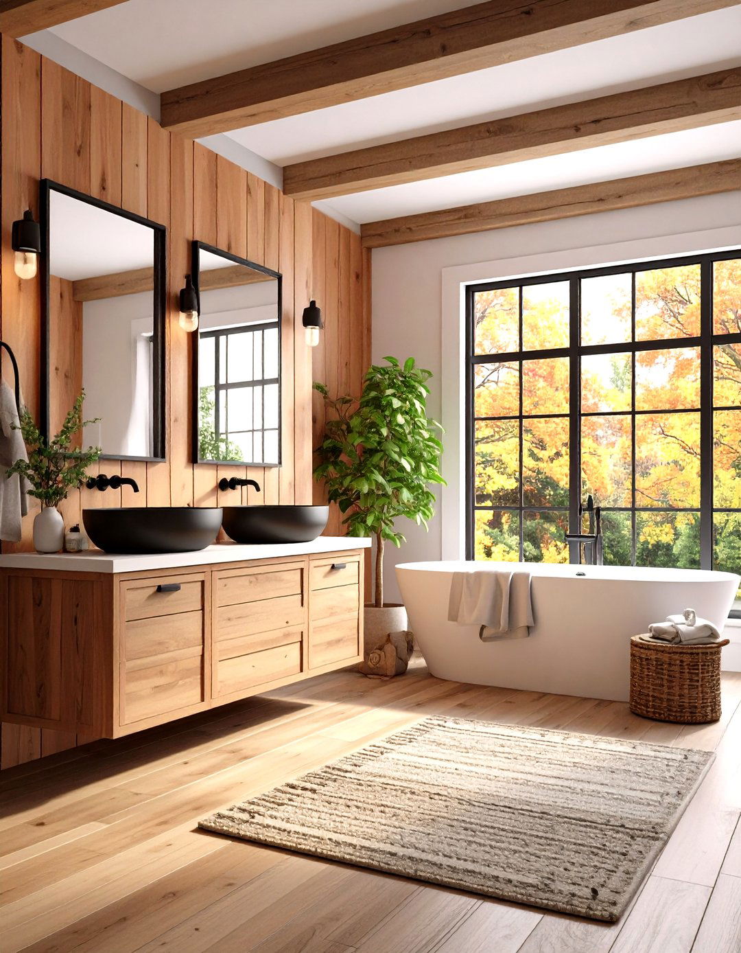 Modern Farmhouse Bathroom Charm - 30 design a bathroom ideas