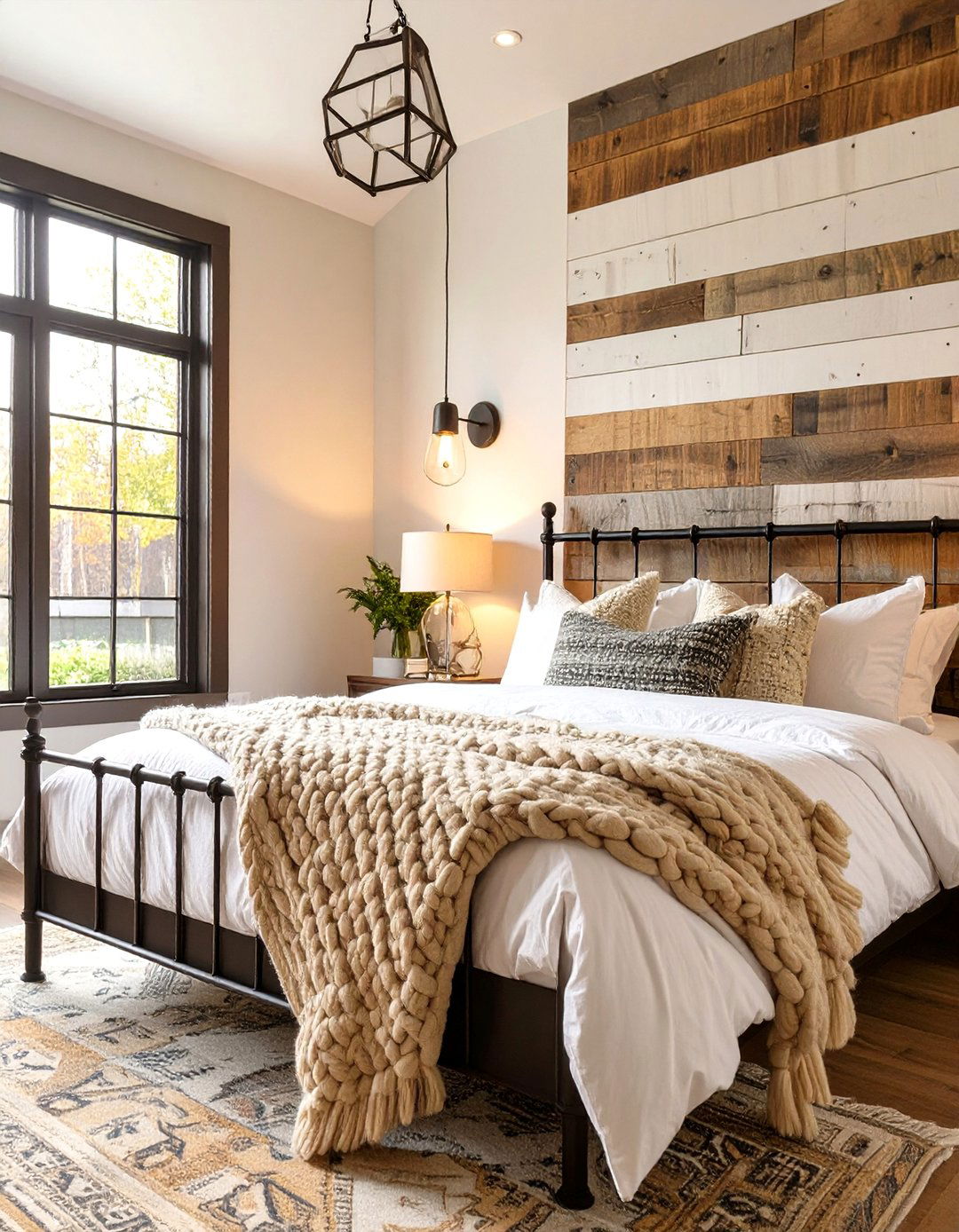Modern Farmhouse Bedroom - 30 apartment bedroom ideas