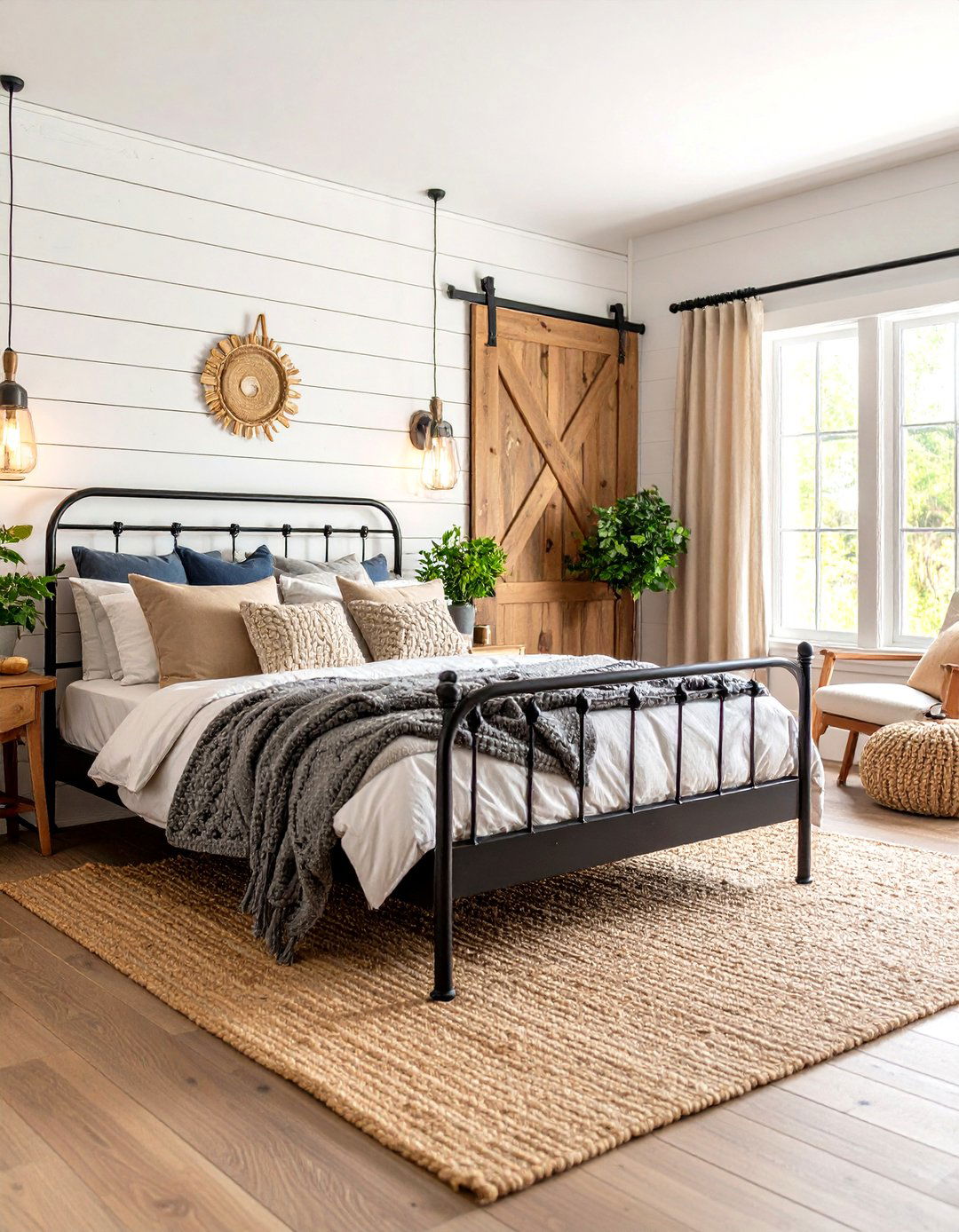 Modern Farmhouse Bedroom Charm - 30 interior design bedroom ideas