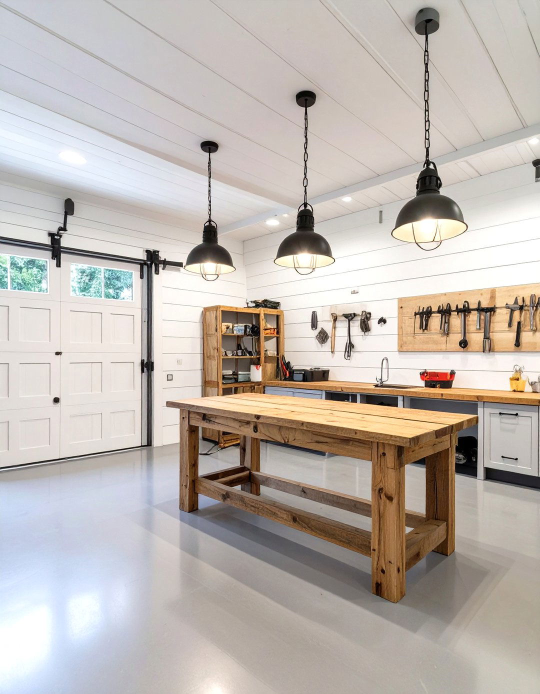 Modern Farmhouse Charm - 30 garage painting ideas