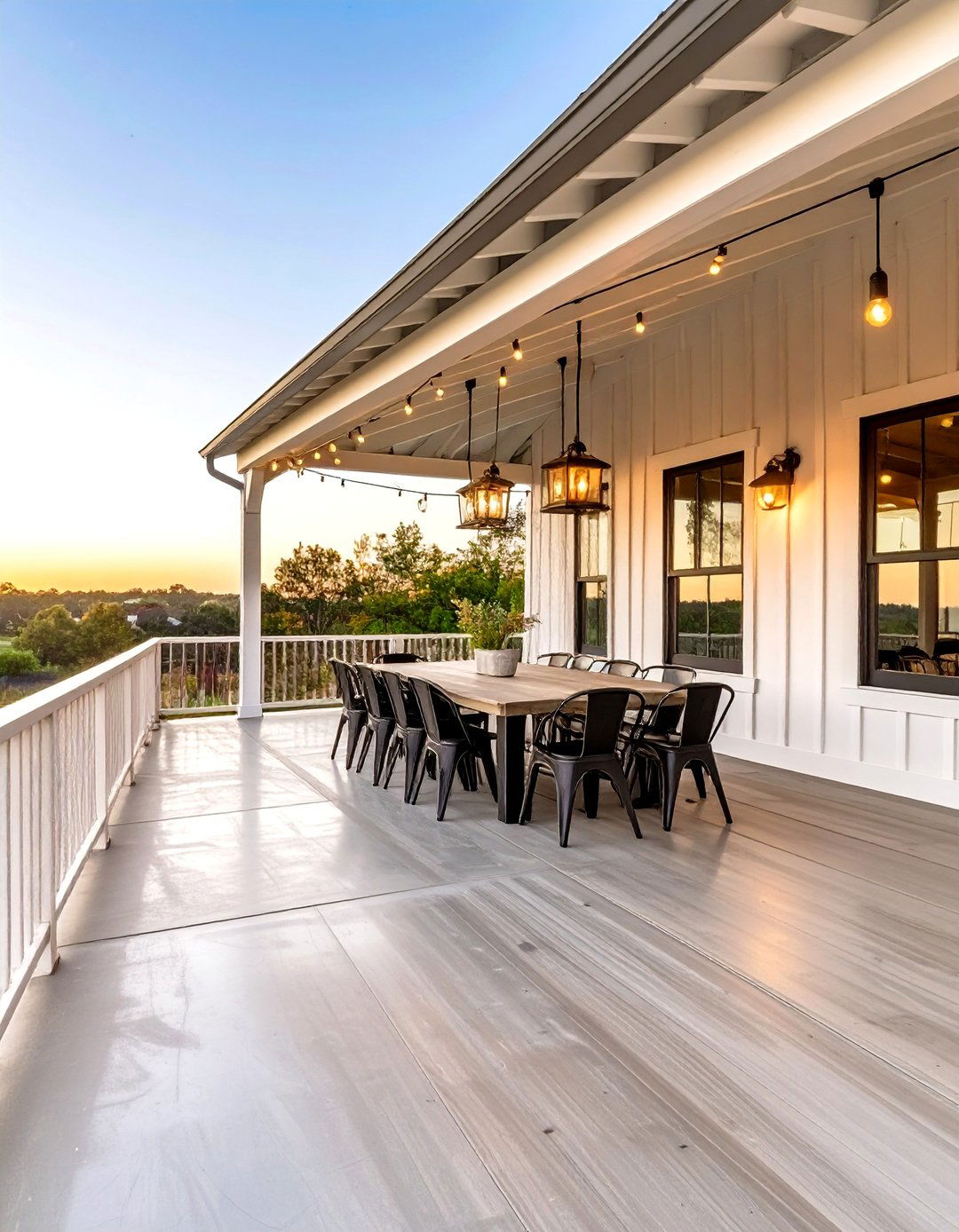 30 Modern Concrete Deck Ideas for Your Outdoor Space - We Love Home Blog