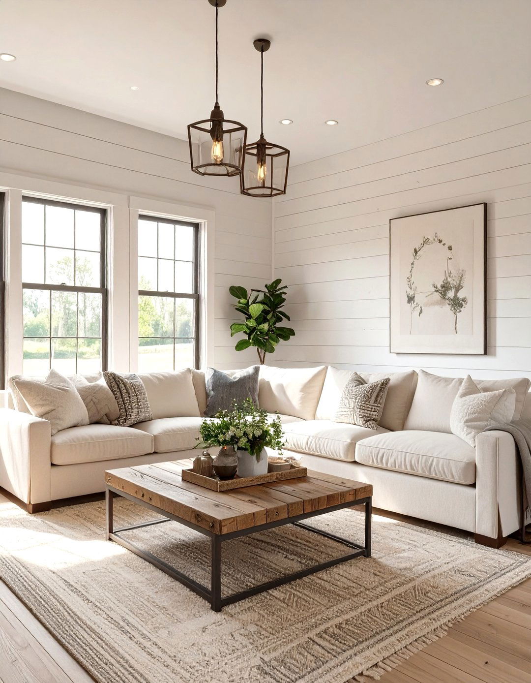 Modern Farmhouse Cottage Living Room - 30 cottage living room ideas