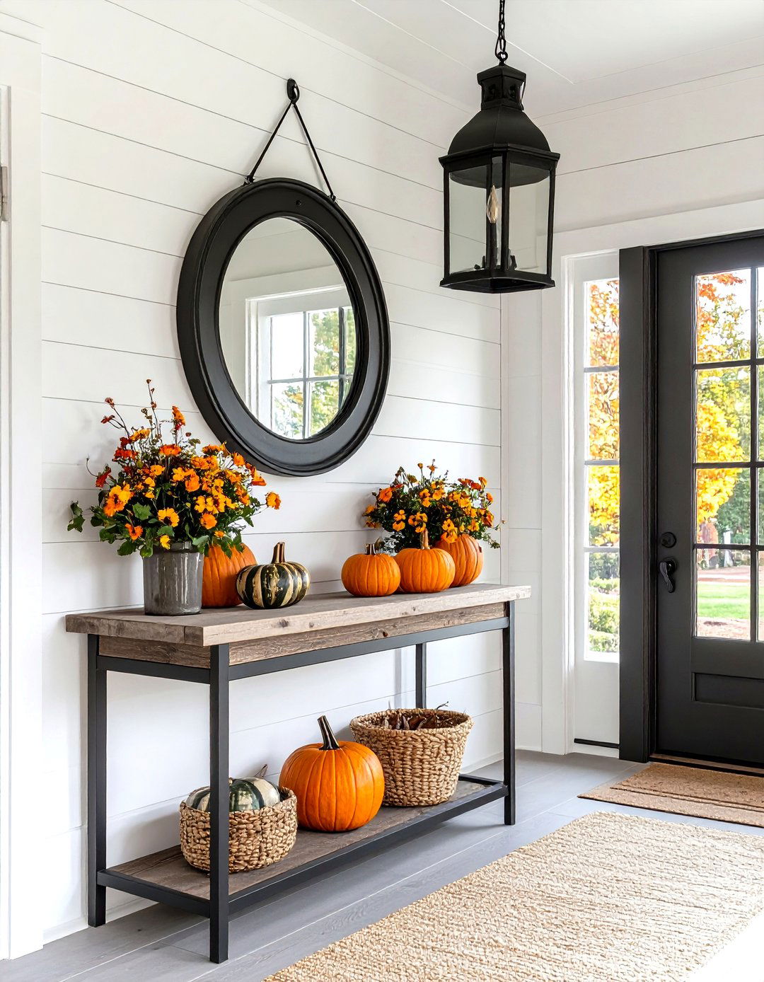 Modern Farmhouse Entryway - 30 entryway decorating ideas