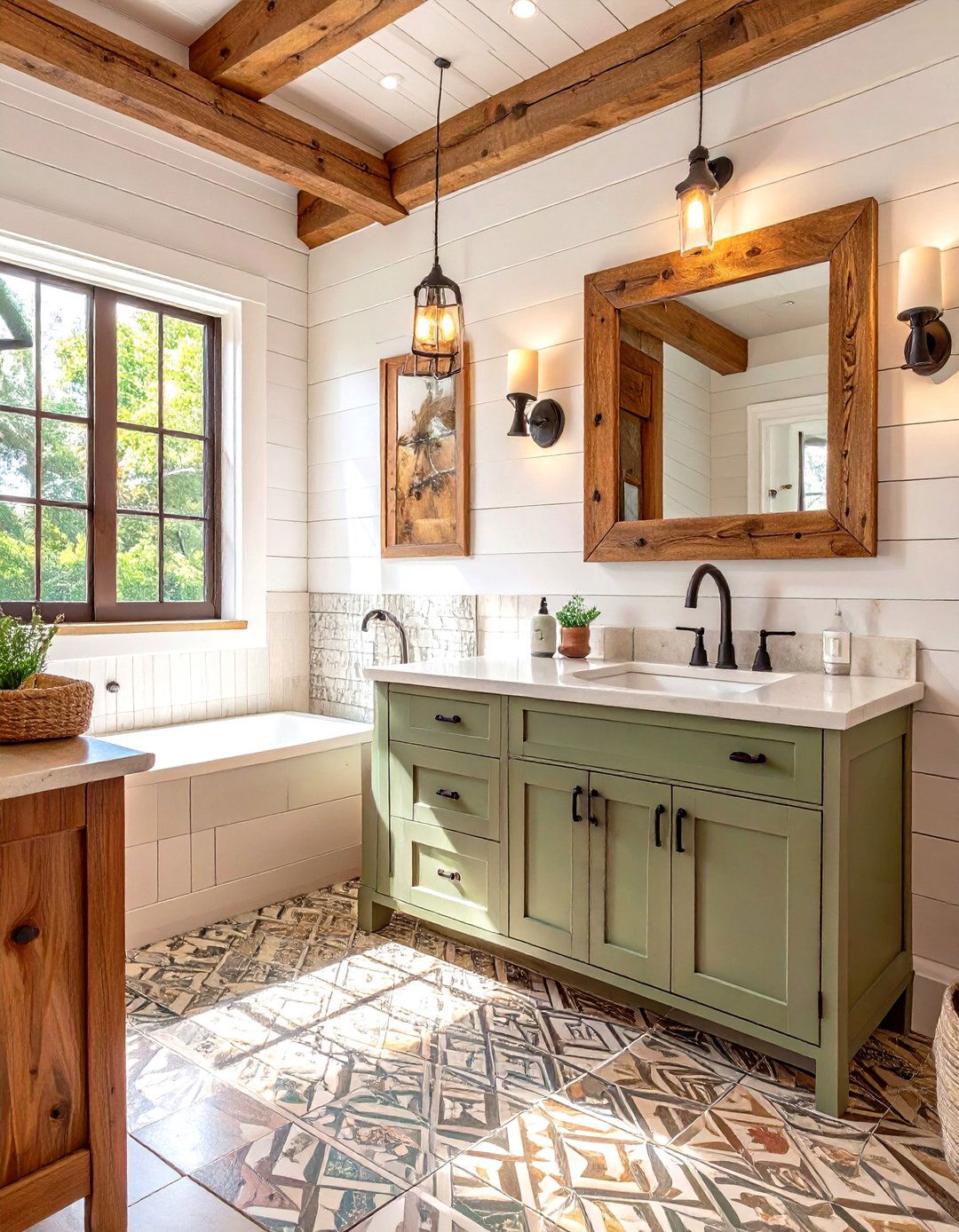 Modern Farmhouse Half Bathroom - 30 modern half bathroom ideas
