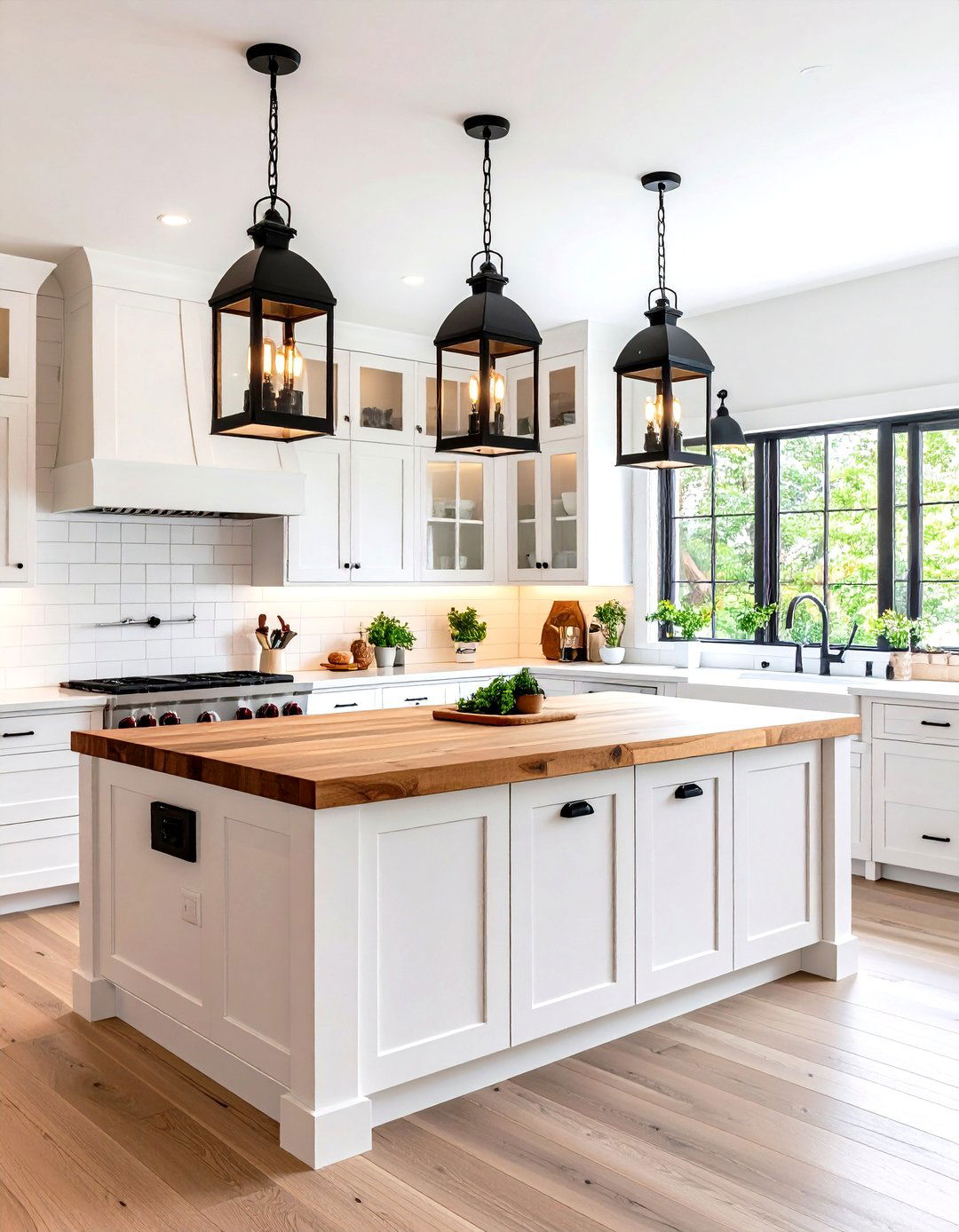 Modern Farmhouse Kitchen Lanterns - 30 kitchen light ideas