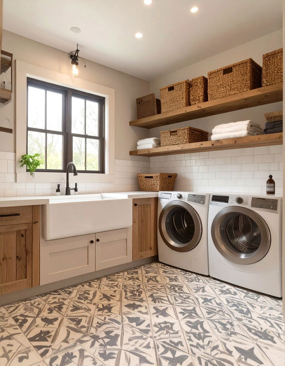 Modern Farmhouse Laundry Room - 30 interior design help ideas