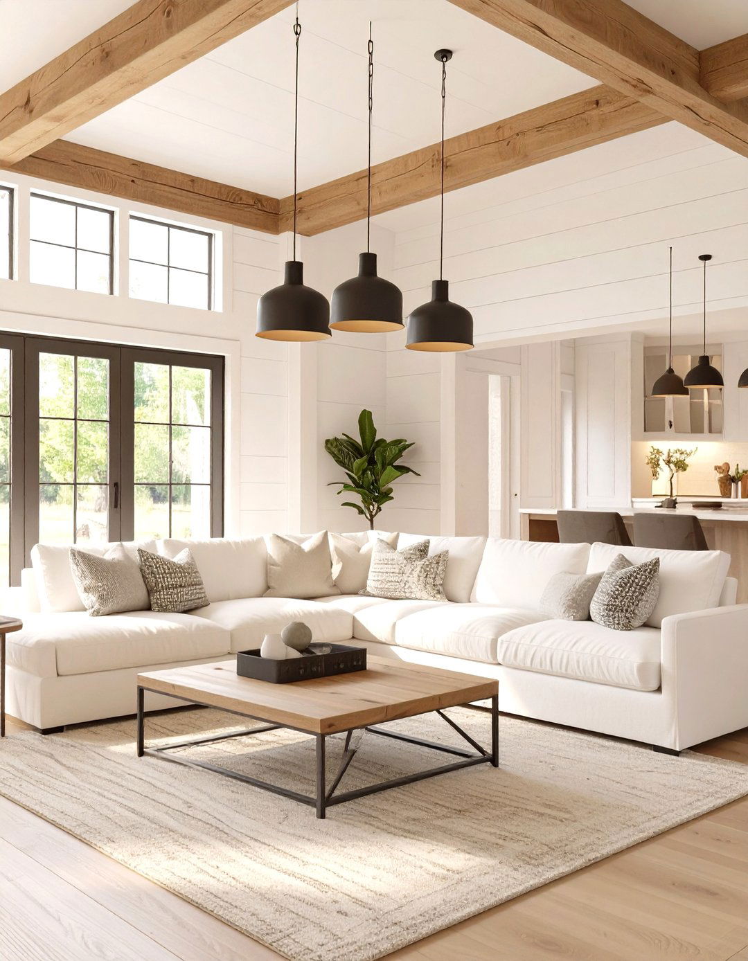 Modern Farmhouse Living Room - 30 contemporary living room ideas