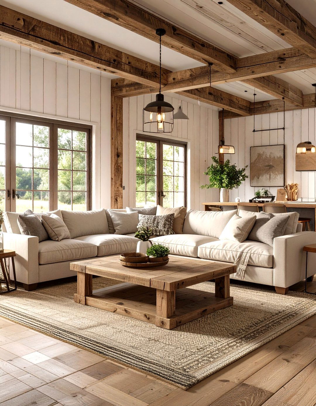 Modern Farmhouse Living Room - 30 design living room ideas