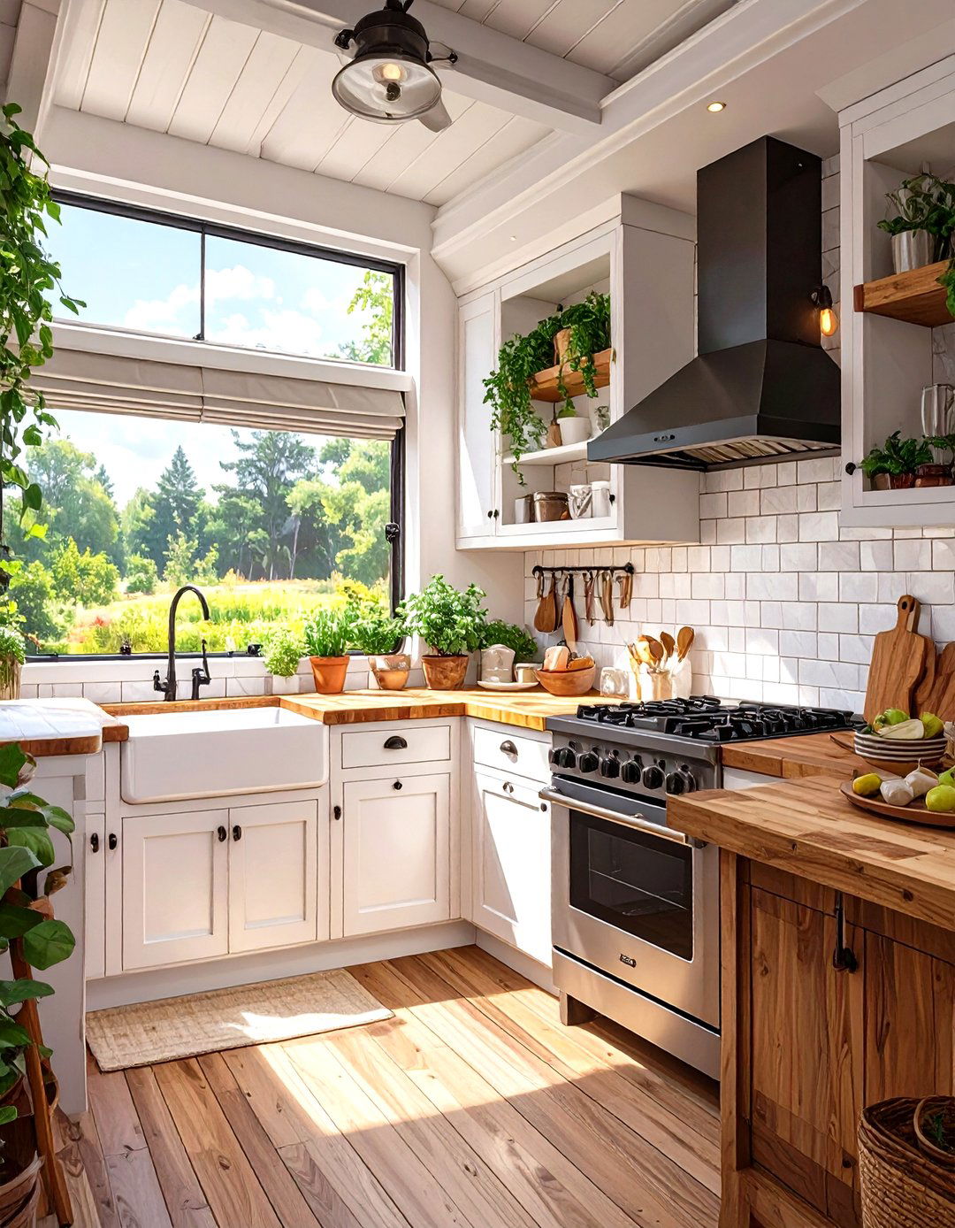 Modern Farmhouse RV Kitchen - 30 rv interior design ideas