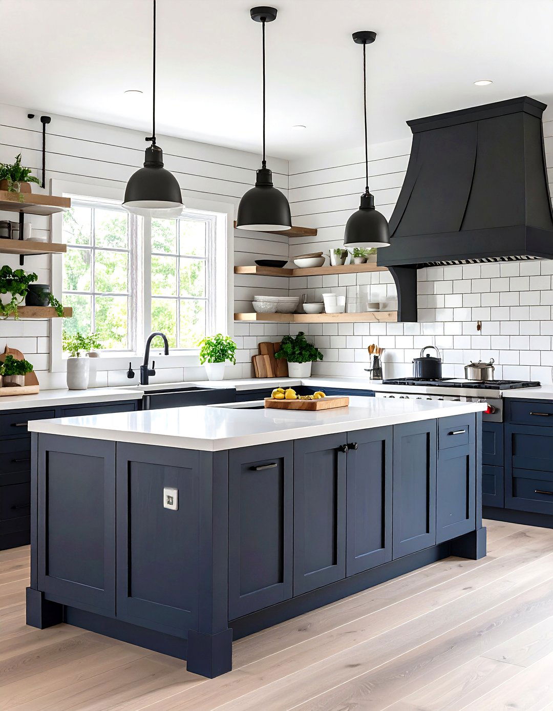 Modern Farmhouse Shiplap Kitchen Tiles - 30 kitchen wall tile ideas