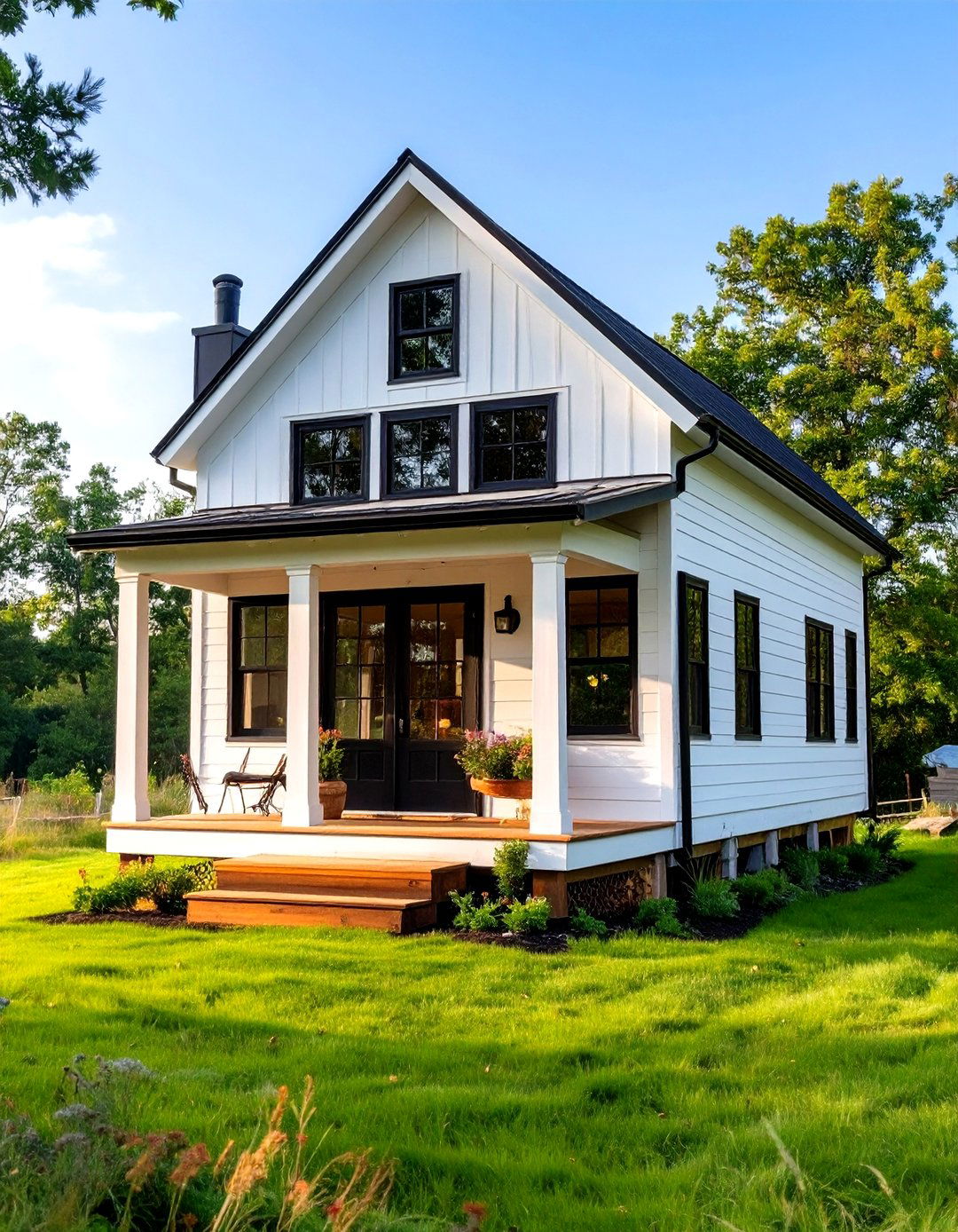 Modern Farmhouse Tiny House Design Plan - 30 tiny house design plans ideas