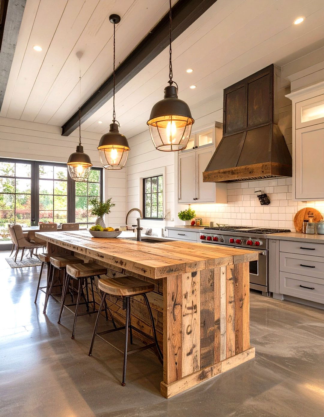 Modern Farmhouse with Industrial Touches - 30 new home design ideas