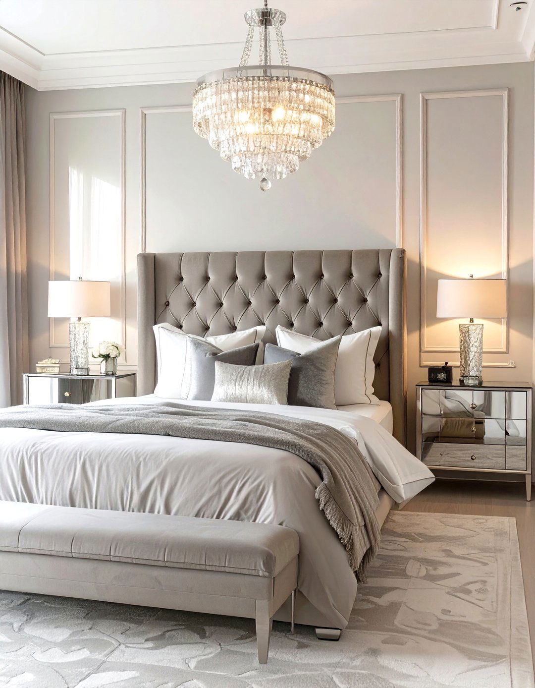 Modern Glamour Bedroom - 30 master bedroom ideas modern