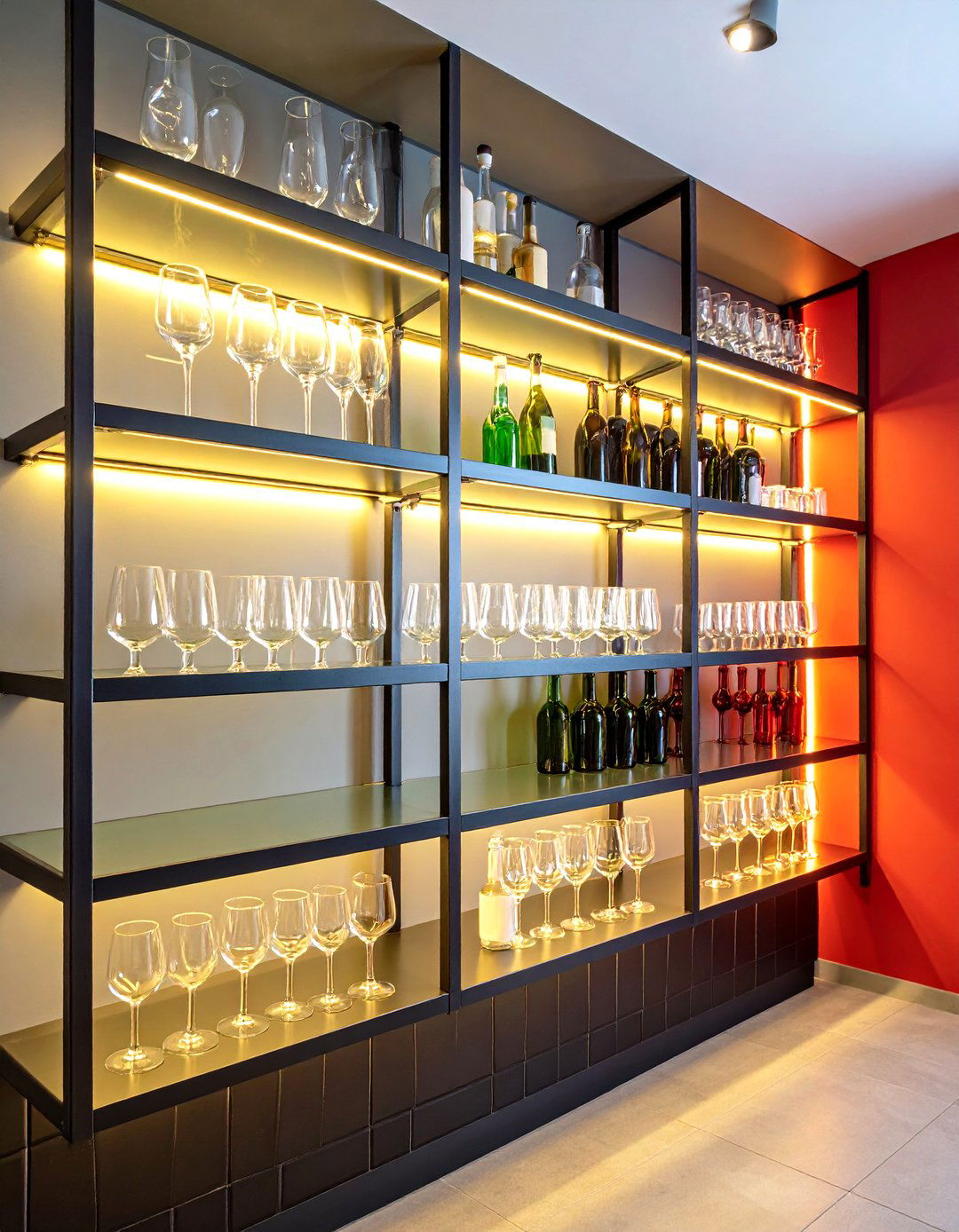 Modern Glass Kitchen Shelving - 30 kitchen shelving ideas