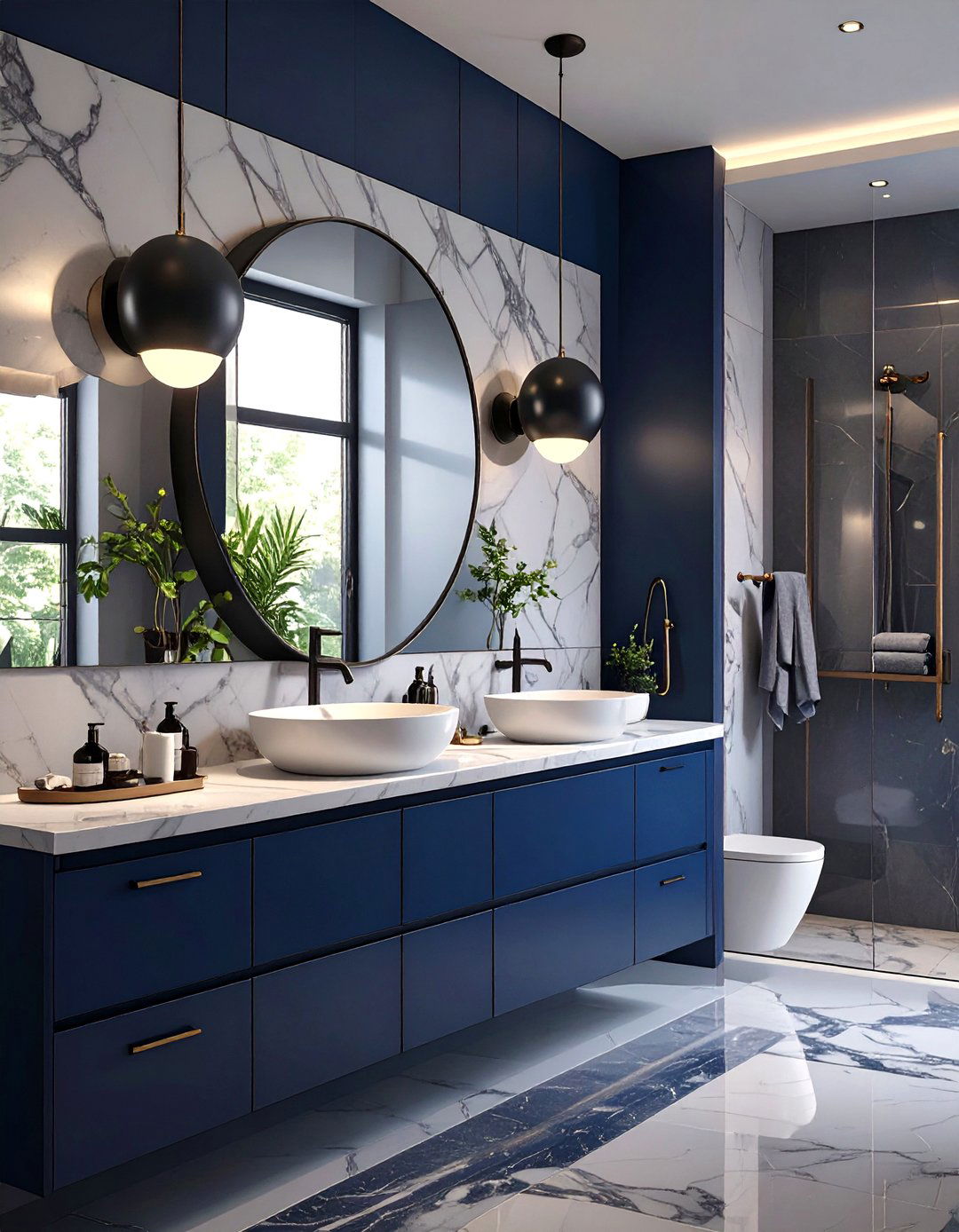 Modern Globe Sconce Vanity Lighting - 30 bathroom vanity lighting ideas