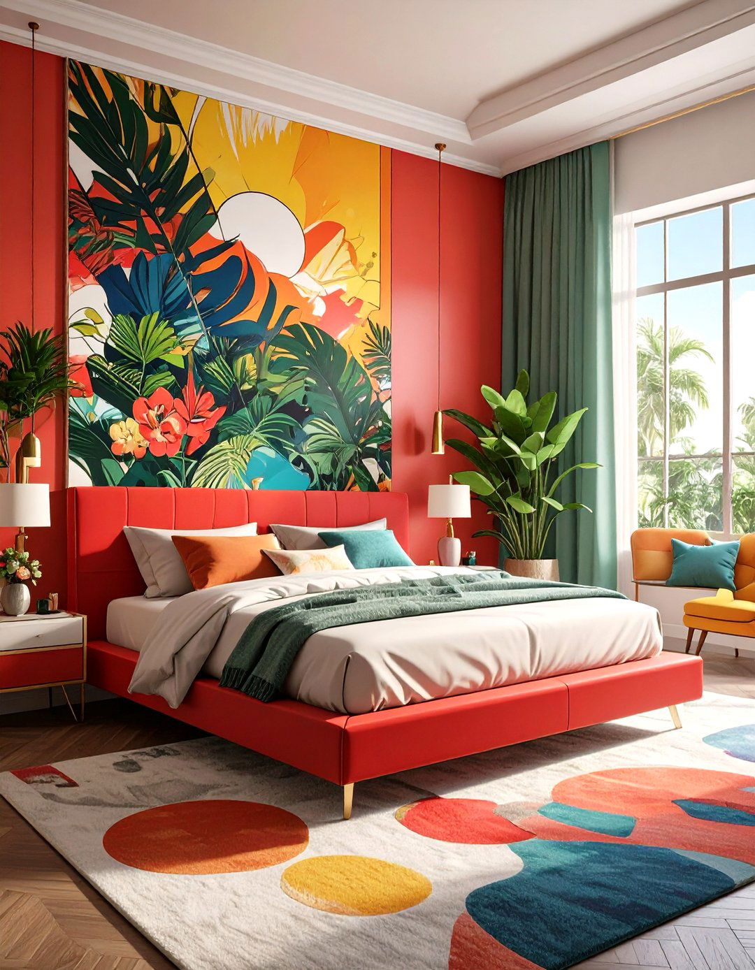 Modern Graphic Pop Art Room - 30 guest room decor ideas