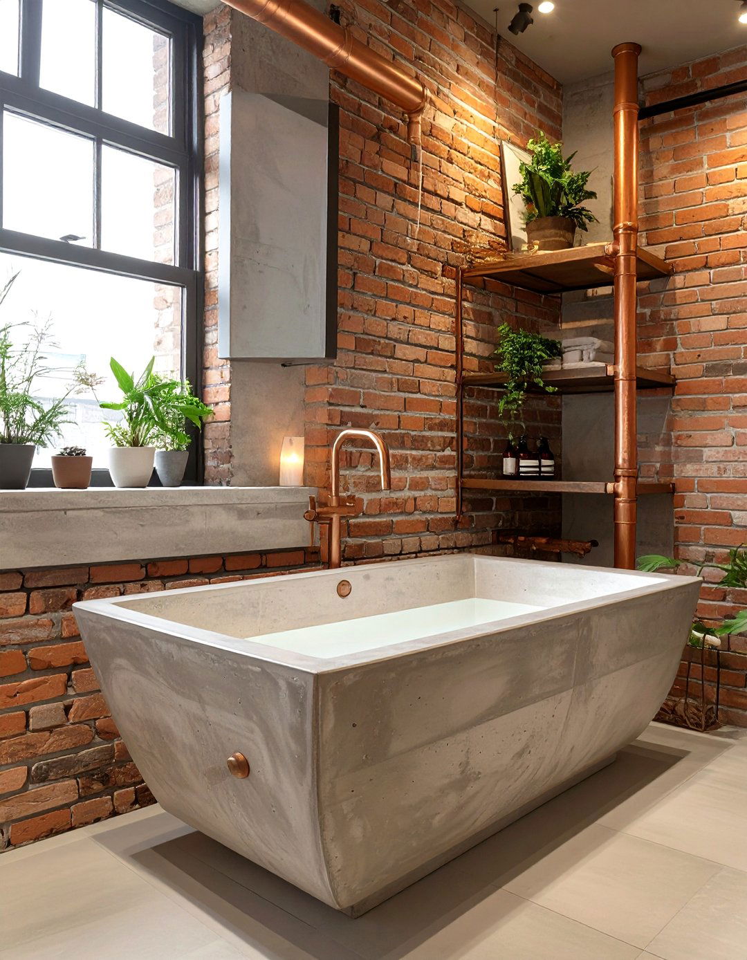 Modern Industrial Bathroom Edge - 30 bathroom theme ideas