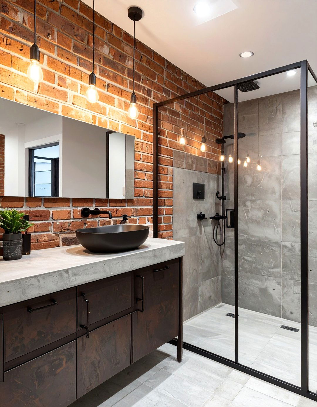 Modern Industrial Bathroom Edge - 30 bathroom interior design ideas
