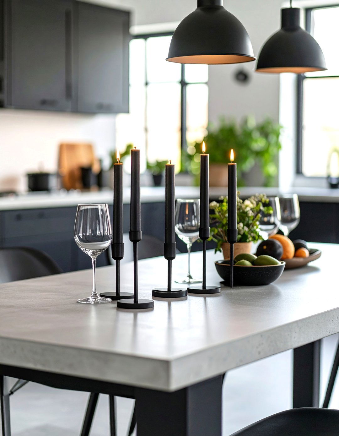 Modern Industrial Edge - 30 kitchen table decorations ideas